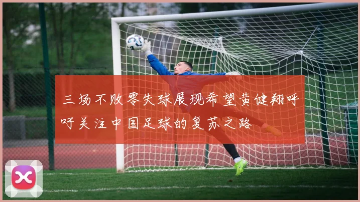 三场不败零失球展现希望黄健翔呼吁关注中国足球的复苏之路